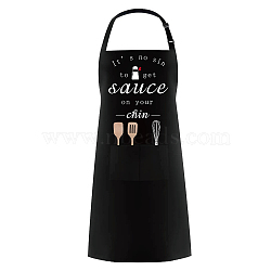 Polyester Apron, Daily Supplies, Rectangle, Word, 770x590mm(AJEW-WH0221-019)
