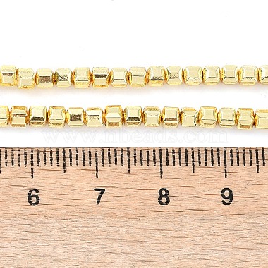 Electroplated Synthetic Non-Magnetic Hematite Beads Strands(G-U003-18A-01)-4