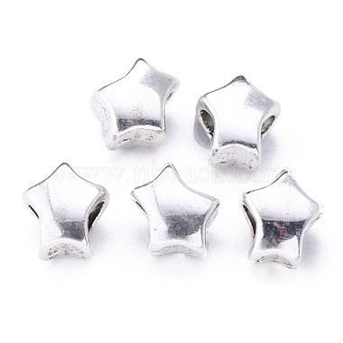 Alloy European Beads(TIBE-S319-137AS-RS)-2