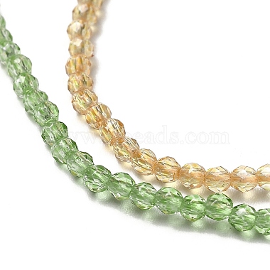 brins de perles de verre de couleur dégradé transparent(GLAA-H021-01A-15)-3