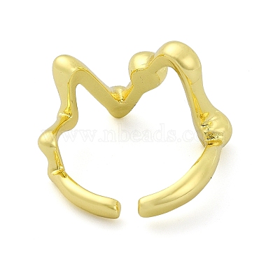 Brass Open Cuff Rings(RJEW-B051-21G)-3