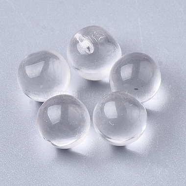 6mm Clear Round Resin Beads