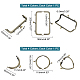 Elite 8Pcs 2 Style Iron Purse Frames(IFIN-PH0001-56)-4