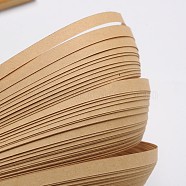 Quilling Paper Strips, Tan, 530x5mm, about 120strips/bag(X-DIY-J001-5mm-B21)