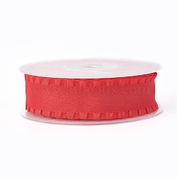 Polyester Ribbons, Red, 15mm, about 30yards/roll(27.432m/roll)(SRIB-L053-15mm-P299)