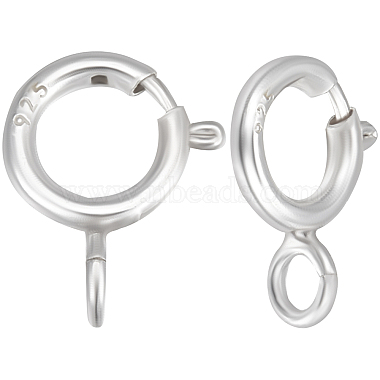 Sterling Silver Spring Ring Clasps