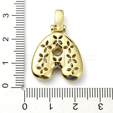 pendentifs en laiton zircon cubique transparent(KK-M279-01G-A)-3