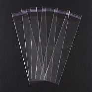 OPP Cellophane Bags, Rectangle, Clear, 31x6cm, Unilateral Thickness: 0.035mm, Inner Measure: 27x6cm(OPC-R012-53)