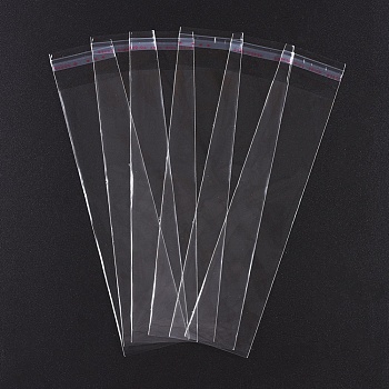 OPP Cellophane Bags, Rectangle, Clear, 31x6cm, Unilateral Thickness: 0.035mm, Inner Measure: 27x6cm