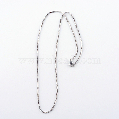 316 Surgical Stainless Steel Box Chains  Necklaces(NJEW-R063-43P)-2
