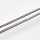 Латунь круглый змея цепи ожерелье материалы(MAK-T006-11B-B)-3