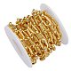 Brass Paperclip Chains(LCHA-SZ0001-01G-RS)-1