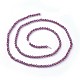 Chapelets de perles de grenat naturel(G-F619-22-2mm)-2