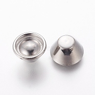 CCB Plastic Beads, Undrilled/No Hole Beads, Platinum, 10x6mm(CCB-E059-04P)