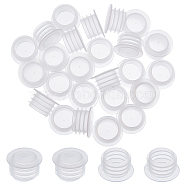 PE Plastic Bottle Caps, for Bottle, Column, White, 18.5x11mm(AJEW-WH0244-58A)