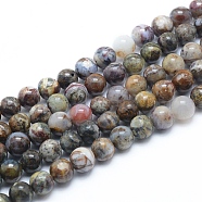 Natural Pietersite Beads Strands, Round, 8mm, Hole: 0.8mm, about 49pcs/strand, 15.75 inch(40cm)(G-G823-05-8mm)