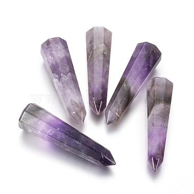 Natural Amethyst Pointed Beads(G-I220-05)-2