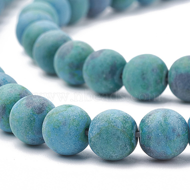 Synthetic Chrysocolla Beads Strands(X-G-T106-194)-2