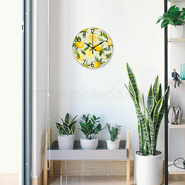 MDF Printed Wall Clock(HJEW-WH0058-010)-7