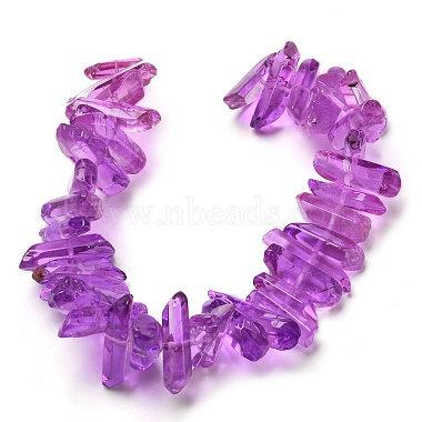 SUPERFINDINGS 1 Strand Natural Quartz Crystal Beads Strands(G-FH0001-23)-5