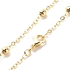 Brass Satellite Chains Necklace for Women(NJEW-P265-06G)-1