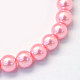 Baking Painted Pearlized Glass Pearl Round Bead Strands(X-HY-Q003-6mm-53)-2