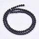 Natural Black Onyx Beads Strands(G-H1567-4MM)-2