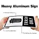 UV Protected & Waterproof Aluminum Warning Signs(AJEW-GL0001-05A-22)-4