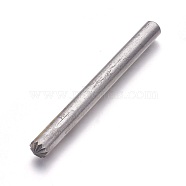 DIY Leather Craft, Carbon Steel Garment Eyelet Open Hand Punch Tool, Flower, Stainless Steel Color, 97x9mm(TOOL-WH0089-03D)