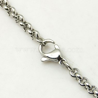 Tarnish Resistant Stainless Steel Necklaces(NJEW-C074-05)-3