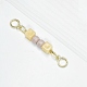 Resin Bead Bag Extension Chains(PURS-PW0010-15G)-1