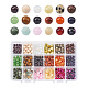 yilisi 450pcs 18 couleurs perles de pierres précieuses naturelles et synthétiques(G-YS0001-10)-1