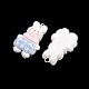 Flocking Opaque Resin Pendants(RESI-P053-04B-P)-2