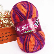 Wool Yarn, for Weaving, Knitting & Crochet, Colorful, 2.5mm(PW-WG24634-01)