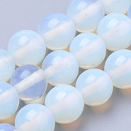 Opalite Beads Strands, Round, 6mm, Hole: 1mm, about 62pcs/strand, 15 inch(G-S259-48-6mm)