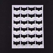 Photo Mounting Corners, Self Adhesive Sticker, for DIY Scrapbook Album Diary Personal Organizer Notebook, Black, 12.5x9x0.07cm, Sticker: 21x20mm, 24pcs/sheet(DIY-K016-D12)