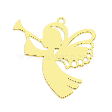 Golden Angel & Fairy 201 Stainless Steel Pendants