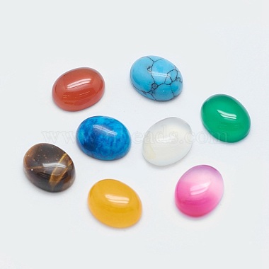10mm Oval Mixed Stone Cabochons
