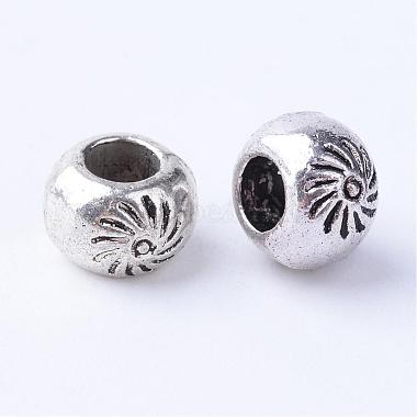 7mm Rondelle Alloy Beads
