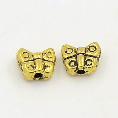 5mm Butterfly Alloy Beads