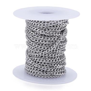 304 Stainless Steel Twisted Chains for Men's Necklace Making(CHS-K001-86)-5