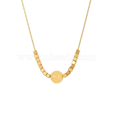 Wheat Round Stainless Steel Necklaces