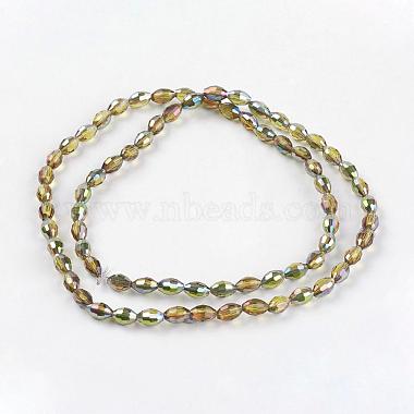 Electroplate Glass Beads Strands(EGLA-J013-4x6mm-H29)-2