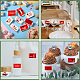 Leaf Paper Self Adhesive Mini Candy Bar Wrappers(DIY-WH0604-002)-6