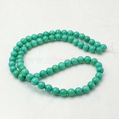 Natural Mashan Jade Round Beads Strands(X-G-D263-10mm-XS15)-2
