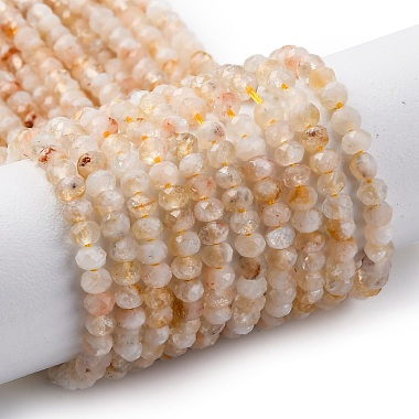 Rondelle Citrine Beads