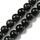 perles naturelles serpentine brins(G-P504-6mm-01)-1