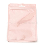 Plastic Packaging Yinyang Zip Lock Bags, Top Self Seal Pouches, Rectangle, Pink, 14.8x10.5x0.24cm(OPP-F001-04A)