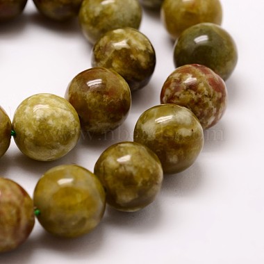 Runde natürlichen Drachenblut Jaspis Perlen Stränge(G-K072-6mm)-3