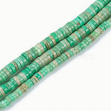 Natural Moss Agate Beads Strands(G-I225-08-5x1.5)-2